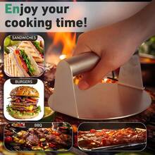 3PCS-7PCS Smash Burger Press Kit Round Hamburger Press Stainless Steel Bacon Press And Hamburger Patty Maker NonStick Burger Smasher/Hamburger Smasher Tool Set For Grill And Griddle Cooking,Burger PressHamburger Spatula Griddle Scraper NONSTICK Stainless Steel Hamburger Smasher Tool With AntiScald Handle Burger Press Griddle Set