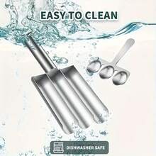 1set Stainless Steel Rice-Meat Dumplings And Deep Fried Bean Paste Maker Set - Anti Stick, Multi-Function Kitchen Tools, Perfect Shaping Crushed Beef Meatball And Rice Frozen Cake - Silver - View 5