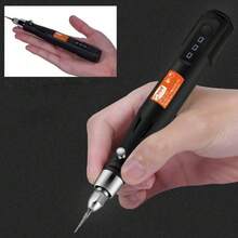 USB Interface Electric Polishing And Engraving Pen, 3 Speed Settings, Portable Rotary Polishing, Drilling, Grinding, And Engraving Tool. - default - View 5