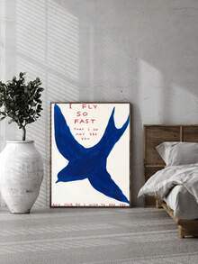 1 Stück ungerahmtes Wandkunstposter, "Ich fliege zu schnell um dich zu sehen" künstlerische Illustration Muster, Musikalbum Cover Leinwandposter, Künstler Merchandise Dekor Poster, geeignet für Flur, Schlafzimmer, Büro, Wohnzimmer/Esszimmer Wanddekoration, Raumdekoration, Wandkunst, Wanddekoration, Badezimmerdekoration - Verschiedenfarbig - Übersicht 7