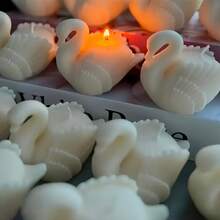 1支天鹅/火烈鸟造型大豆蜡烛，无烟装饰蜡烛，适用于家居装饰、氛围营造、节日装饰、蜡烛装饰、新年装饰、新年礼物、婚礼装饰、婚礼回礼、情人节装饰、情人节礼物、送给她的礼物、送给闺蜜的礼物、纪念品、摄影道具 - 彩色 - 查看 8