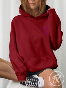 Bear Sweatshirt Be Yourself Be Yourself Humor Bear  3160 - Maroon - View 4