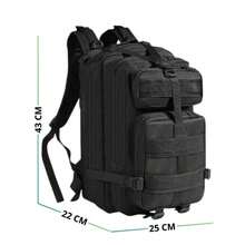 Waterproof Tactical Military Assault Backpack For Men And Women, Durable And Durable. - màu đen - Xem 8