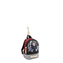 Llavero/Monedero mini Mochila NicoleLee Print Moda - Gris - Ver 2