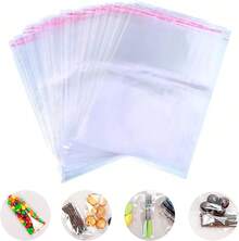 VMINGO - Bolsas de Celofan Transparente con Adhesivo Boutique Regalo Dulces Galleta Empaque Postal (10x19) - 10 x 19 cm - Ver 10