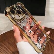 Estuche de Teléfono de Caja de Regalo de Navidad para 17, 16e, 16, 15, 14, 13, 12, 11,, Pro X XR XSMAX 8, Plus - Estuche Trasero Transparente Suave a Prueba de Golpes, Accesorios de Vacaciones, Impresión de Vacaciones, Material Duradero, Impresión, Entusiastas de la Tecnología, Compradores de Vacaciones - Colores mixtos - Ver 1