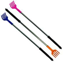 6 piezas Manitas Rascadoras Reforzadas 43cm, Espalda, Masaje, Larga, Manita De Plastico Mango Acero Paquete 6 Piezas - Multicolor - Ver 3