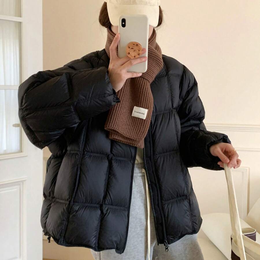 Women Down Coats - Black - View 1