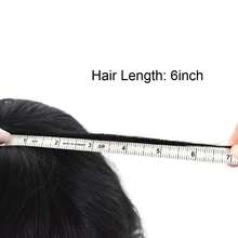 Toupee For Men, Human Hairpieces Replacement System, 0.06mm PU Thin Skin V-Looped Black Hair Male Units #1B, Thinning Balding Hair Solution Toupee Human Hair Toupee Cover 5"X7" / 6"X8" - Natural Black - View 7