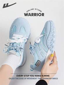 Warrior Gym Shoes For Women Autumn And Winter Comfortable Modest Style Casual Yet Sleek Sneakers Applicable Throughout The Year Wear-Resisting All-Day Wear Training Sneakers Running Shoes - Light Blue - View 8