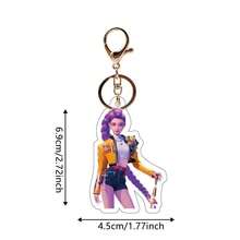 1pc Acrylic Team Cartoon Character Keychain, Bag Charm, Car Key Chain, Cute Cartoon Keyring, Bag Decoration, ANITEEZ Kpop Yun Ho & Ryu Sang Fan Gift - Multicolor - View 15