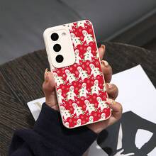 Funda de Teléfono de Silicona a Prueba de Golpes de Cobertura Completa de , Patrón de Muñeco de Nieve, Compatible con Galaxy S24 S23 S22 Plus Ultra FE S21+ S20 A72 A54 5G A53 A52 A52S A51 A33 A32 A23 A22 A21S, Funda Protectora de Moda Más Vendida GN1 - Colores mixtos - Ver 1