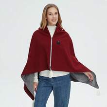 Heated Blanket Portable Shawl Heating USB 3 Setting Electric Warming Throw For Camping Travel Office(Power Bank Not Include),Gift, Present, Celebration - Multicolor - View 5