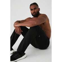 Alo Yoga Conquer Pulse Pant - Anthracite |  | Pilates Set - Black - View 5
