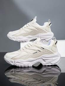 Zapatillas casuales para hombres - Elegantes - Versátiles - Adecuadas para uso diario - Blanco - Ver 2