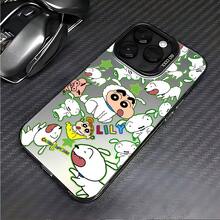 Funda para 17, 16e, 16, 15, 14, 13, 12, 11,, Pro X XR XSMAX 8, Plus - Compatible con Anime S-y -Caídas en Acabado Mate, Funda de Teléfono Bonita, Textura Suave,Diseño Impreso con,Usuarios Casuales,Amantes de Kawaii17 17promax - Negro - Ver 2