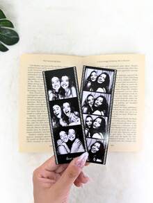 1/4/8pcs Custom Photo Booth Prints, Personalized Photo Booth, 2 Photo Styles Available. Wedding Decor, Wedding, Wedding Gift, Bookmarks, Valentine's Day Gift, Couple Photos, Gifts, Decorations, Thanksgiving Gift, New Year Gift, Party Decor, Personalized Photo Booth Prints, Wedding Photo Booth Cards, Photo Booth Strip Frames. - Multicolor (Style 3) - View 6