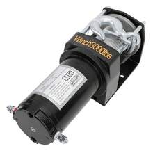 Cabrestante Eléctrico De 3000 Libras 12 V Cable De Acero Para Atv Utv, Remolque, Cabrestante Todoterreno - Negro - Ver 10