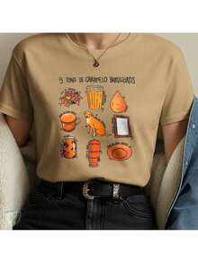 Camiseta Estampada Criativa | Cultura Brasileira com Arte Exclusiva | Várias cores disponíveis - Bege - Visão 2