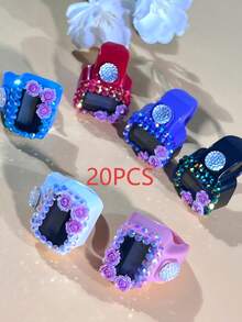 全新花卉水钻计数器，适用于高尔夫、计分、编织和运动 - 手持式、便携式、无需电池、轻巧设计