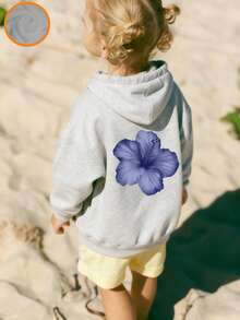 Young Girl Casual Comfortable Loose Thick Knitted Pullover Hooded Sweatshirt - Grey - View 9