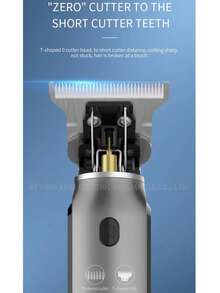 KM-1757 Original Kemei Professional Cordless Men's Clipper, Pemangkas Jenggot Bertenaga, Mesin Pemotong Rambut Isi Ulang - MultiWarna - View 7