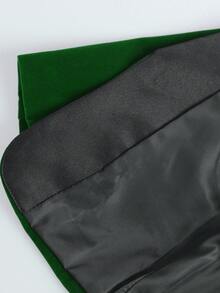 1pc Boys' Gentleman Suit Jacket, Shawl Neck Blazer, Young Boy Formal Wear For Birthday, Wedding - Green - View 10