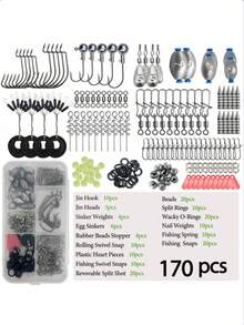 DaBen Fishing Lure Set 26/84/78/138/284pcs Soft Hard Baits Metal Jig Spoon Gear Layered For Bass Pike Crankbait Tackle Accessories