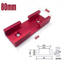 30 Type Woodworking Sliding Groove Guide Rail, Table Saw Cross Connector, Aluminum Alloy Sliding Groove, Universal Push Handle Special Modified Woodworking Workbench Accessories, Electric Circular Saw Inverted Table, Woodworking DIY Accessories