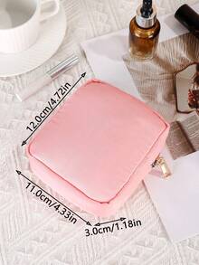 1 件个性化图像定制迷你可爱休闲便携式迷你包小众耳机零钱包轻质尼龙多功能拉链化妆包礼品，波西米亚风 - 彩色 - 查看 4