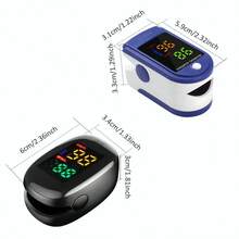 Oximetro 数字手指脉搏血氧仪，带 LED 显示屏，血氧饱和度和脉搏率监测器，便携式 SpO2 监测器