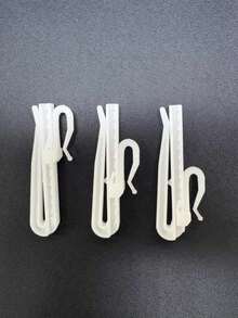 20pcs Adjustable Curtain Hook Gifts Birthday Graduation - White - View 2