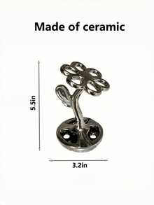 Ceramic Toothbrush Holder, Makeup Brush & Pencil Storage Rack For Bathroom, Dorm Room, Back To School, Best Valentine's Day Gift