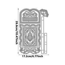 1 PC 3D Christmas Tree Folded Greeting Card Silver Gray Metal Die Cutting Die For Scrapbooking Decoration, DIY Scrapbooking Paper Crafts, Embossing Crafts, Crafts And Card Making, Greeting Card Making Metal Die Cutting Die - Silver Gray - View 9