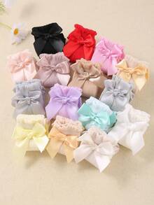 Bộ 8 đôi tất công chúa dài đến bắp chân, màu ngẫu nhiên, có nơ xinh xắn, phù hợp cho bé gái và trẻ nhỏ, tất thoải mái dài đến bắp chân, tất trẻ sơ sinh đáng yêu cho mọi mùa, thích hợp để mặc hàng ngày và làm quà tặng. Có thể phối với mọi trang phục, lý tưởng làm quà tặng ngày Valentine và trang phục dự tiệc. - Nhiều màu - Xem 4