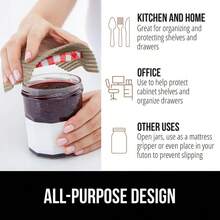 Kitchen CabinetsGorilla Grip Drawer and Shelf Liner Strong Grip Non Adhesive Easiest Install Mat Durable Organization Liners Kitchen Cabinets Drawers Cupboards Bathroom Storage Shelves 12 IN x 10 FT BeigeKitchen Cabinets - Beis - Ver 5