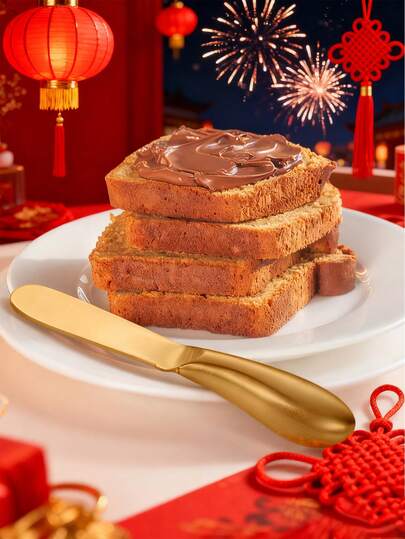 3PCS Butter Knife, Bread Jam Knife, Cheese Knife, Cream Knife, Western Tableware Cutlery Set,Perfect For Spreading Cheese, Butter, Salad,Peanut Butter And More Includes Sandwich, Cream Cheese, And Condiment Knives Kitchen Tools And Supplies, For Stylish Wedding, Engagement, Anniversary And Birthday Parties, Christmas Gift,1PC/2PCS