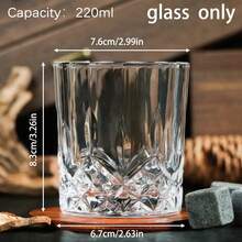 Tylko jedna szklanka, 1 sztuka spersonalizowanej szklanki do whisky, mała szklanka 220 ml, grawerowana szklanka do whisky, prezent na Dzień Ojca, prezent dla Pana Młodego, prezent na rocznicę, ślub i Walentynki, prezent dla miłośników whisky