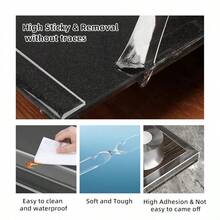 Edge Protector Strip,Sharp Edge Wrap Cover Tape,Self Adhesive Protective Bumper Guards For Cabinet Door,Desk,Glass Table,Bed Furniture And Wall