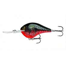 Crankbait de la serie DT (Dives-To) de Rapala Ike's Custom Ink - Anzuelo - Cangrejo rojo - Ver 3