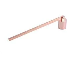 Fafeicy Apagador de Velas de Acero Inoxidable apaga Velas automático con Largo para Uso en hogares restaurantes y Ceremonias (Negro) - Oro rosa - Ver 7