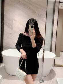 1件装优雅仿珍珠盒形晚宴手拿包，正式派对包，浪漫婚礼新娘手提包，奢华闪亮水钻装饰正式礼服手拿包，晚宴钱包，仿珍珠包 - 白色 - 查看 10