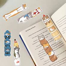 30PCS Cute Cat Book Lovers Animal Bookmark Page Markers Book Accessory Bookworm Essentials Literary Keepsake Reading Bookmarks