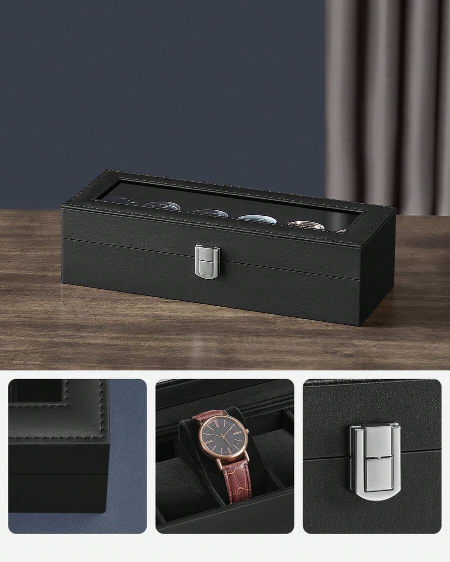 Watch Boxes & Organizers - Black - View 1