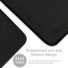 XXL Professional Large Mouse Pad And Computer Game Mouse Mat 35.4x15.7x0.12IN 90x40 Black - 90x40黑色 - 查看 7