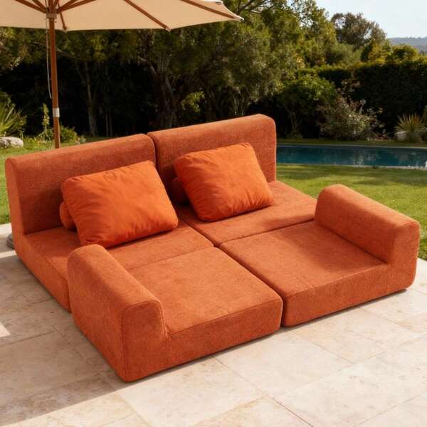 Foldable Convertible Sofa Bed, Multifunctional Seat With Memory Foam And Lumbar Support, Portable Futon For Living Room, Bedroom Or Small Spaces