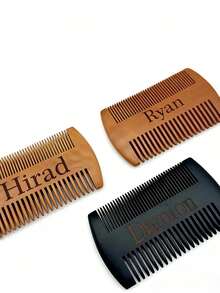 Lược tùy chỉnh, Tên khắc, Lược gỗ, Lược chải tóc, Gỗ gia dụng Gỗ nguyên khối Tĩnh điện Rụng tóc Nam và Nữ Dài, Quà tặng Giáng sinh - Nhiều màu - Xem 2