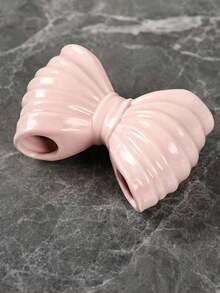 Organizer minimalista a forma di cuore per pennelli da trucco da scrivania, portapenne ad arco carino e mini, per conservare pennelli da trucco e forniture per ufficio, porta pennelli da toeletta, elegante contenitore per pennelli da trucco, perfetto per ragazze, studenti e design decorativi creativi, adatto per vacanze in spiaggia, collezioni da bagno, collezioni da camera da letto, regali per le feste.