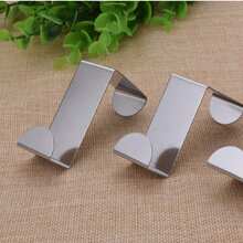  Door Top Hooks, Cabinet Door Hanger, Metal Hangers, Sturdy Bathroom Door Towel Hook, Unmarked Nail Free, Wardrobe Hook, Bathroom Shelf, Door Storage, Bathroom Hook,Clothes, Bags, Bags, Hats Storage ,Hanging Clothes Coats Organizer,Used For Kitchen Wardrobes, Cabinets, Offices, Bathrooms, Bedrooms, Cabinet Doors ﻿ ﻿ - Random Color - View 8