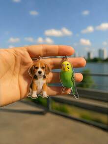 1 Móc Khóa Acrylic Tùy Chỉnh - Có thể in hình ảnh hoặc thiết kế riêng của bạn, chất liệu acrylic chất lượng cao, bền và nhẹ, lý tưởng để gắn vào móc khóa, túi xách, ba lô, món quà tuyệt vời cho sinh nhật, ngày lễ và các dịp đặc biệt. - Nhiều màu - Xem 5